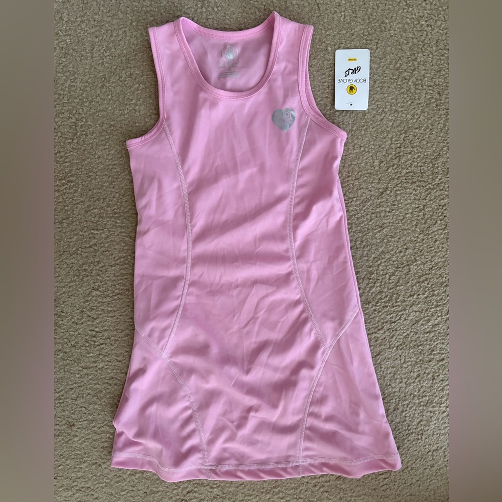 Body Glove Pink Tank Top Dress girls size 10 NWT